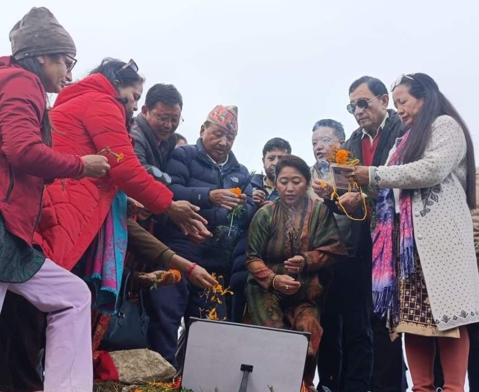 पाथीभरा केबलकारको शिलान्यास, १५ महिनाभित्र निर्माण सम्पन्न हुने 